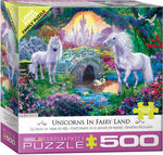 Unicorns in Fairy Land - 500 pcs Puzzle