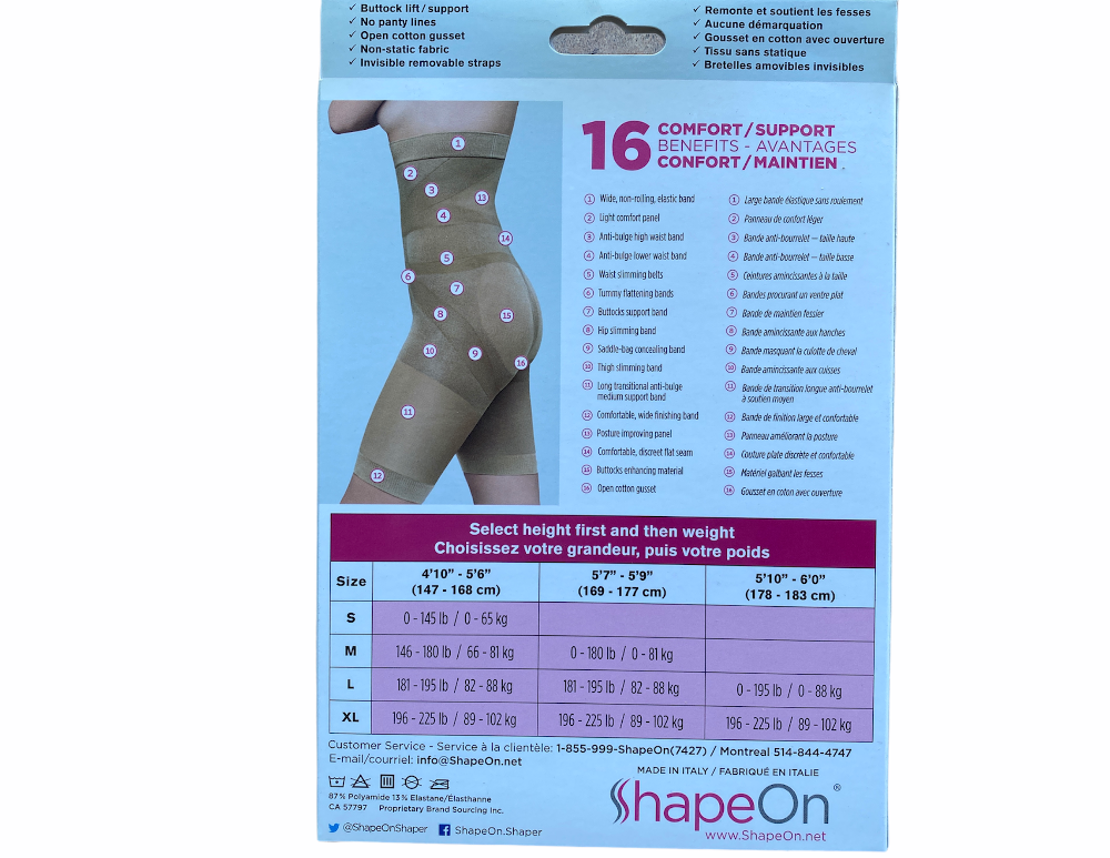 ShapeOn Women Tummy Flattener Size S Ultra Thin Nude – Just4Games