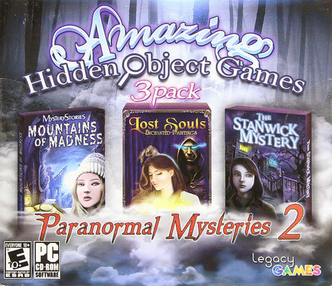 Paranormal Mysteries 2 - 3 pack Hidden object games PC-CD-ROM [video game]