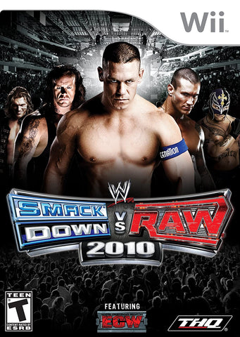 Wii WWE Smackdown Vs Raw 2010 Video Game T797