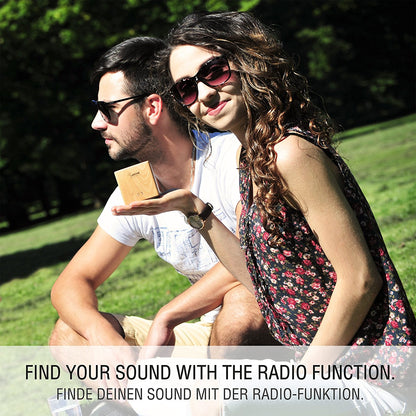SPEAKER BLUETOOTH ELEGANT BAMBOO W/NFC (LEICKE)