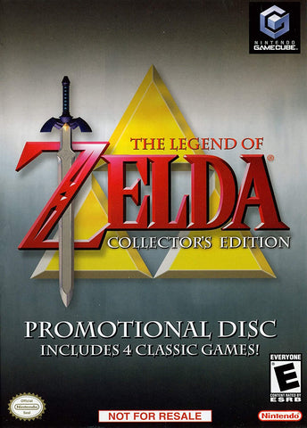 Nintendo Gamecube The Legend Of Zelda Collector's Edition Promotional Disc T797