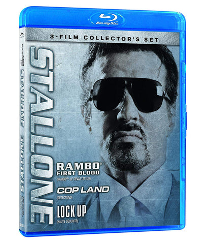 The Sylvester Stallone Collection (Rambo: First Blood Part 1 / Cop Land / Lock Up) (Bilingual) [Blu-ray]