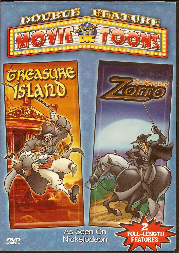 The Amazing Zorro/ Treasure Island (Double Feature) [DVD] – Just4Games