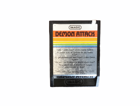 Atari Demon Attack Video Game Vintage Retro Cartridge T831