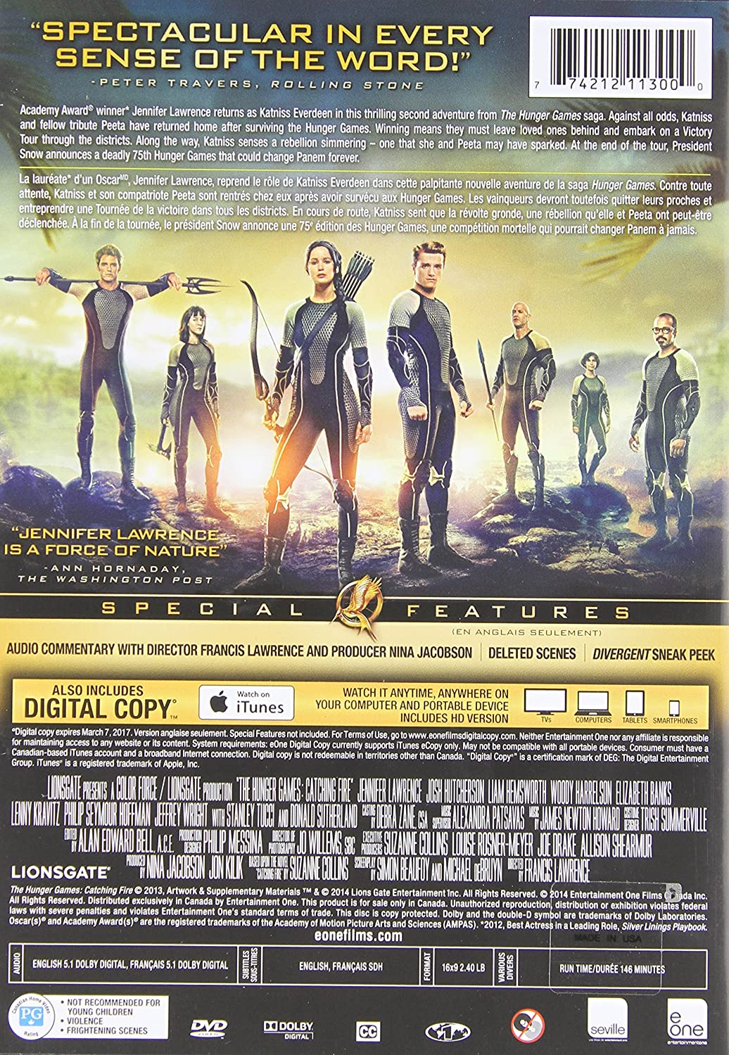 The Hunger Games: Catching Fire [DVD + Digital Copy] [DVD]