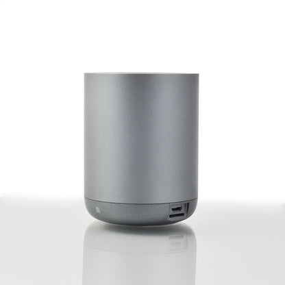 SPEAKER BLUETOOTH ALUMINUM W/NFC (SILVER) (LEICKE)