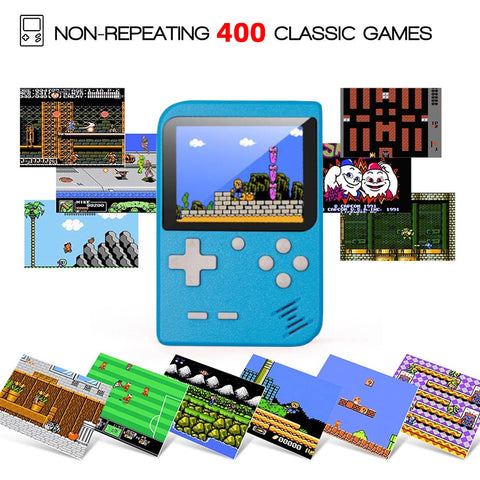 HANDHELD PORTABLE MINI RETRO (400 CLASSIC GAMES BUILT IN)