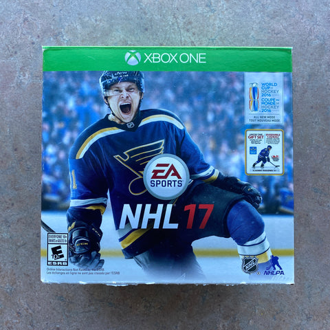 Xbox One Nhl 17 With Rare Case And Figurine T1138