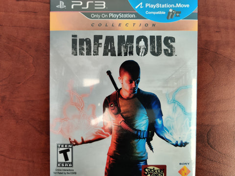 PS3 Infamous Collection Promo Box Sleeve Video Game T780