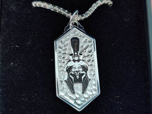 Assassin Creed Odyssey Large Helmet Pendant Sterling Silver O/S
