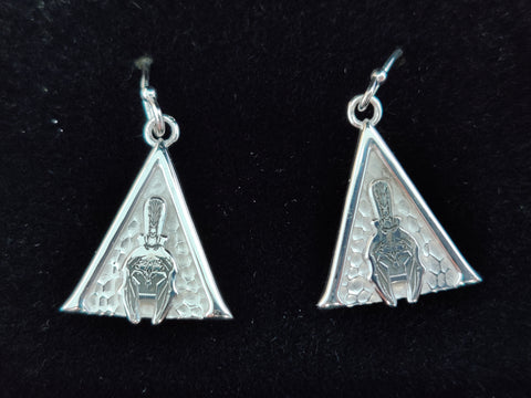 Assassin Creed Odyssey Drop Earrings Sterling Silver O/S