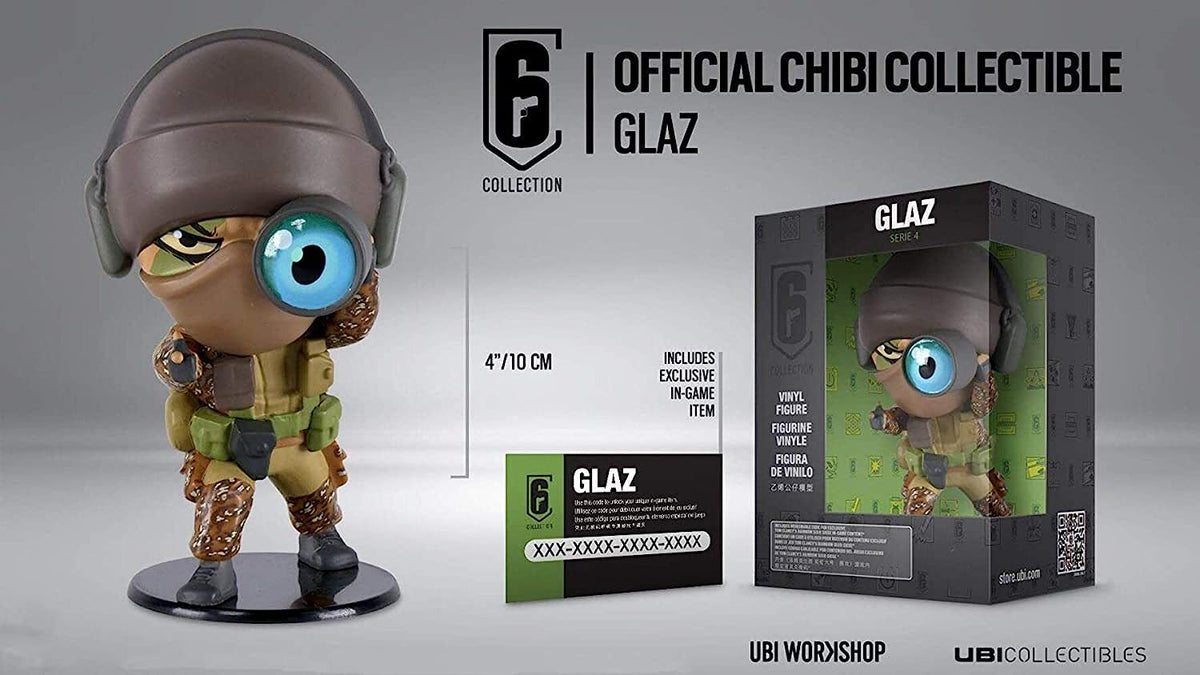 Rainbow Six Siege Collection Figurine Series 4 Glaz Chibi