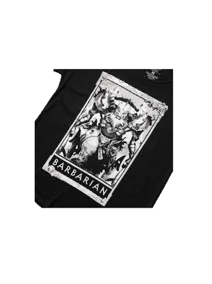 DIABLO BARBARIAN T-SHIRT WOMENS BLACK (XL)