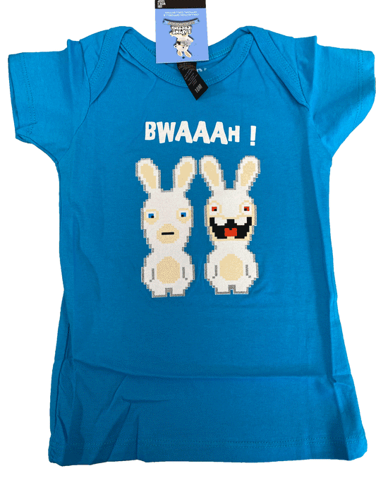 Baby T-Shirt Rabbids Pixel BWAAAH! Official Ubisoft