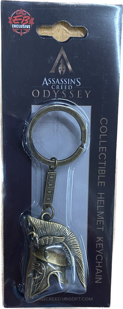assassin's creed bike helmet Assassin's Creed Odyssey Collectible Helmet Keychain Ubisoft – Just4Games
