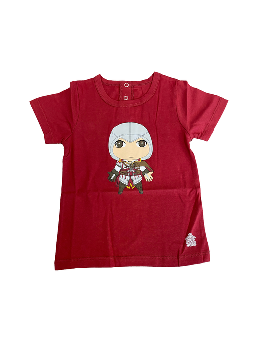 ASSASSIN'S CREED CHIBI BABY EZIO T-SHIRT RED