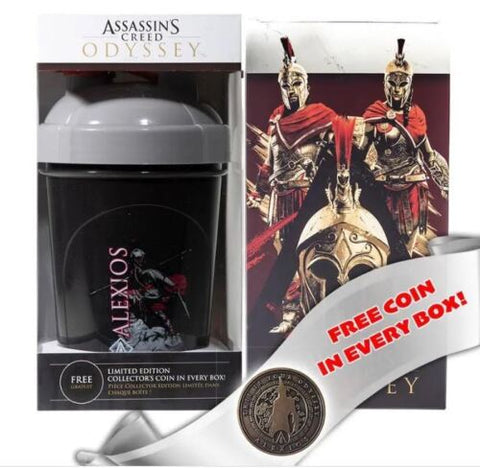Assassin's Creed Odyssey Alexios Collector Shaker Cup and Coin