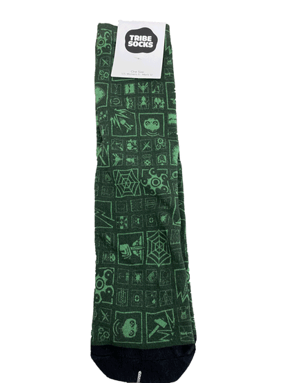 RAINBOW SIX GREEN PATTERNED SOCK