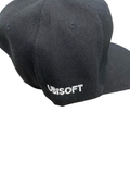 UBISOFT SWIRL 3D WHITE EMBROIDERY CAP BLACK STRAPBACK