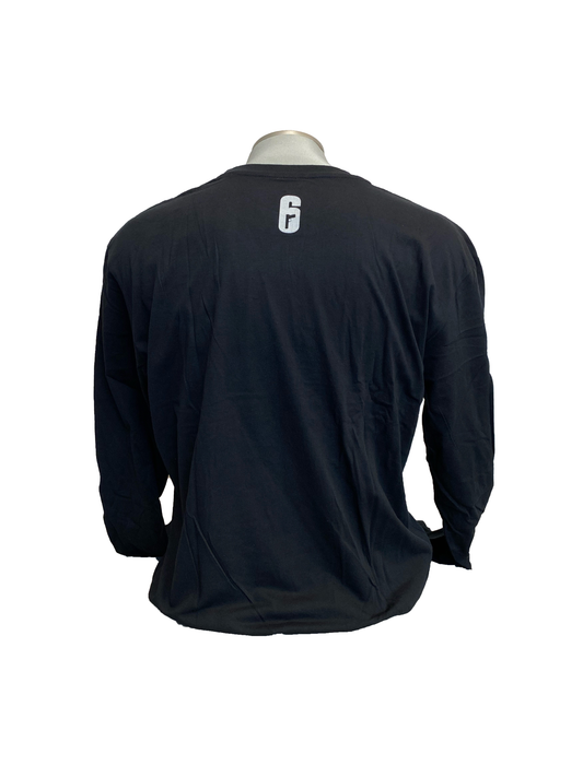 RAINBOW SIX ASH LONG SLEEVE BLACK