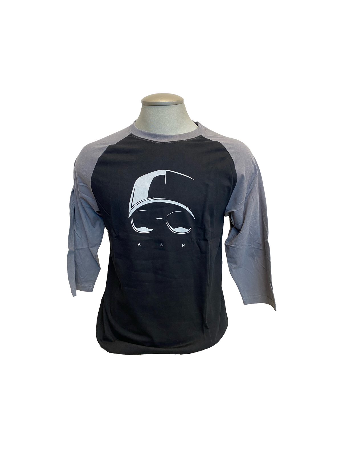 RAINBOW SIX ASH BASEBALL TEE BLACK