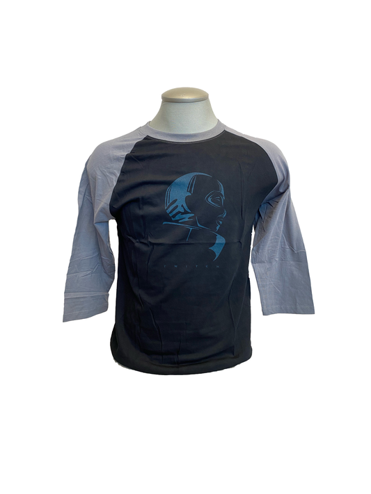 RAINBOW SIX TWITCH BASEBALL TEE BLACK