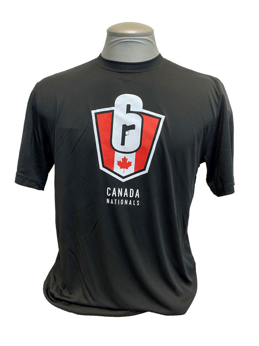 T-Shirt Rainbow Six Canada National Dritfit Black UbiWorkshop