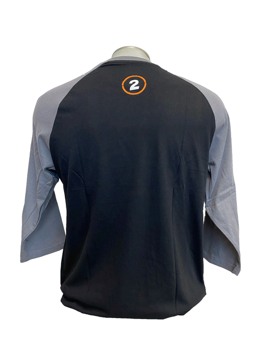 TOM CLANCYS DIVISION EAGLE BASEBALL TEE BLACK/GREY
