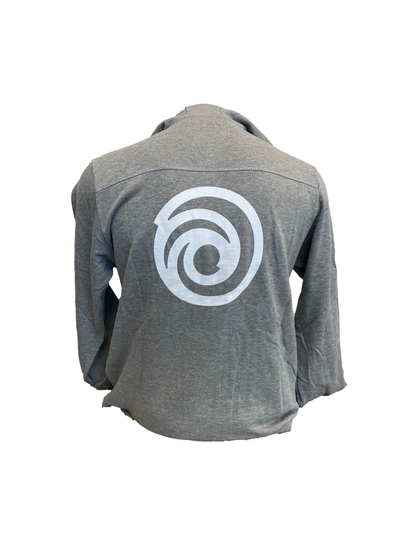 Hoodie Ubisoft Grey - White Swirl Logo in back