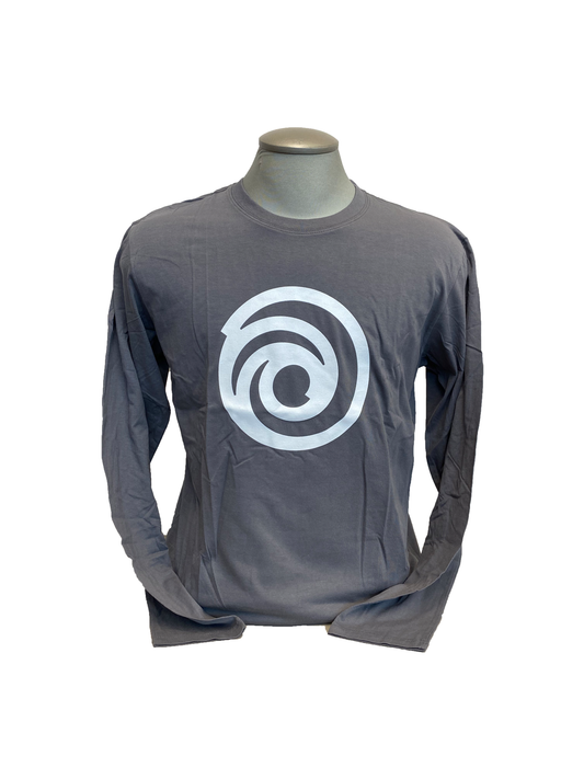 Shirt Ubisoft Swirl Long Sleeve Grey Official Ubisoft