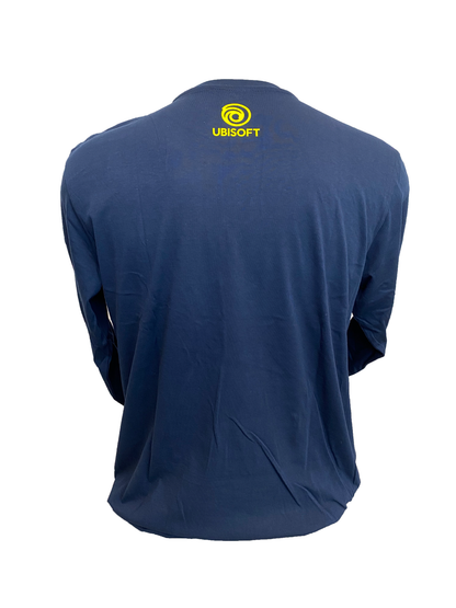 Shirt Ubisoft Retro Long Sleeve Navy Official Ubisoft