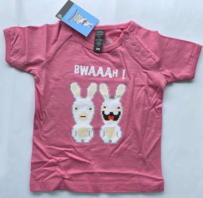 Baby T-Shirt Rabbids Pixel BWAAAH! Official Ubisoft