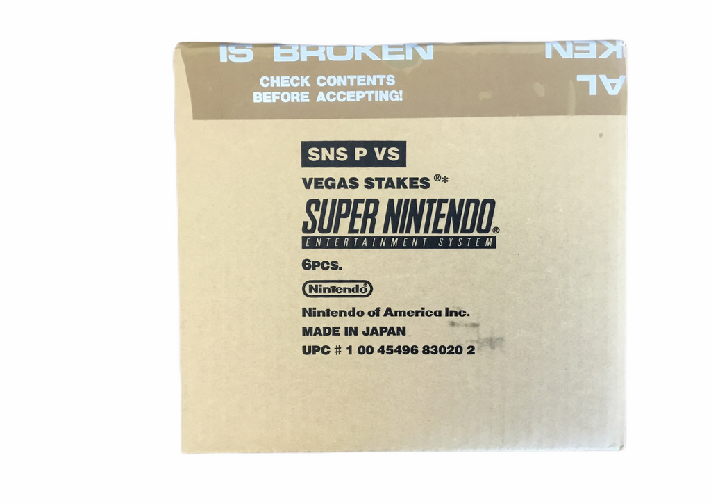 SNES Vegas Stakes 6 Pack Original Box – Just4Games