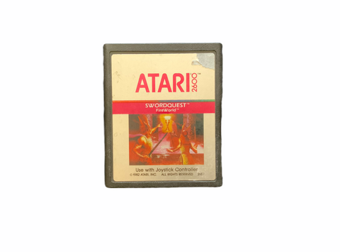Atari 2600 Sword Quest Fire Sword Video Game Cartridge Vintage Retro T831