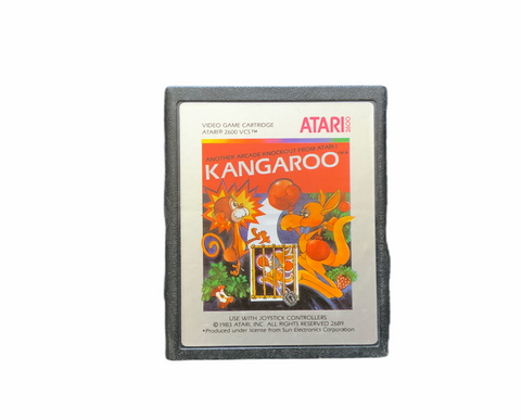 Atari 2600 Kangaroo Video Game Cartridge With Manual Vintage Retro T831