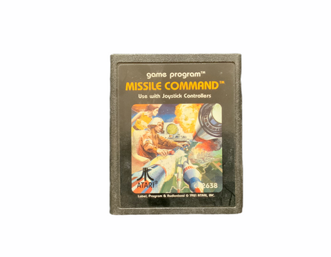 Atari Cx2638 Missile Command Video Game Cartridge Vintage Retro T831