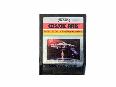 Atari Cosmic Ark Video Game Vintage Retro Cartridge T831
