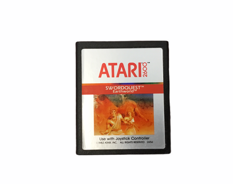 Atari Swordquest Earthworld Cartridge Vintage Retro T831