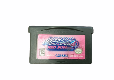 Gameboy Advance Mega Man Battle Network 4 Red Sun Video Game T833