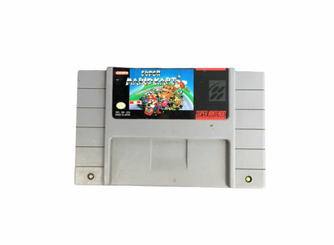 Snes Super Mario Kart Video Game Nintendo Cartridge Only T833