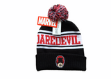 Daredevil Hat Black Pom One Size Fits All Tuque