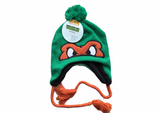 Hat Tuque Ninja Turtles Green With Pom One Size Fits