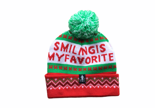 Elf Hat Green Pom One Size Fits All Tuque Christmas Santa