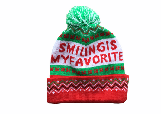 Elf Hat Green Pom One Size Fits All Tuque Christmas Santa