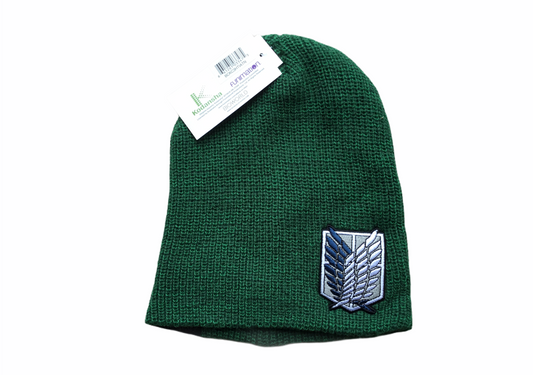 Attack On Titan Hat Green One Size Fits All Tuque
