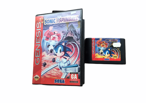 Sega Genesis Sonic Spinball Video Game T991