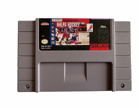 Snes Nhlpa Hockey 93 Video Game Super Nintendo T1118