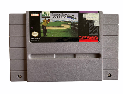 Snes True Golf Pebbles Beach Golf Links Video Game T1118