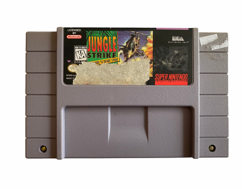 Snes Jungle Strike Video Game T1118